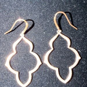 Elegant Silver & Crystal Dangle Earrings
